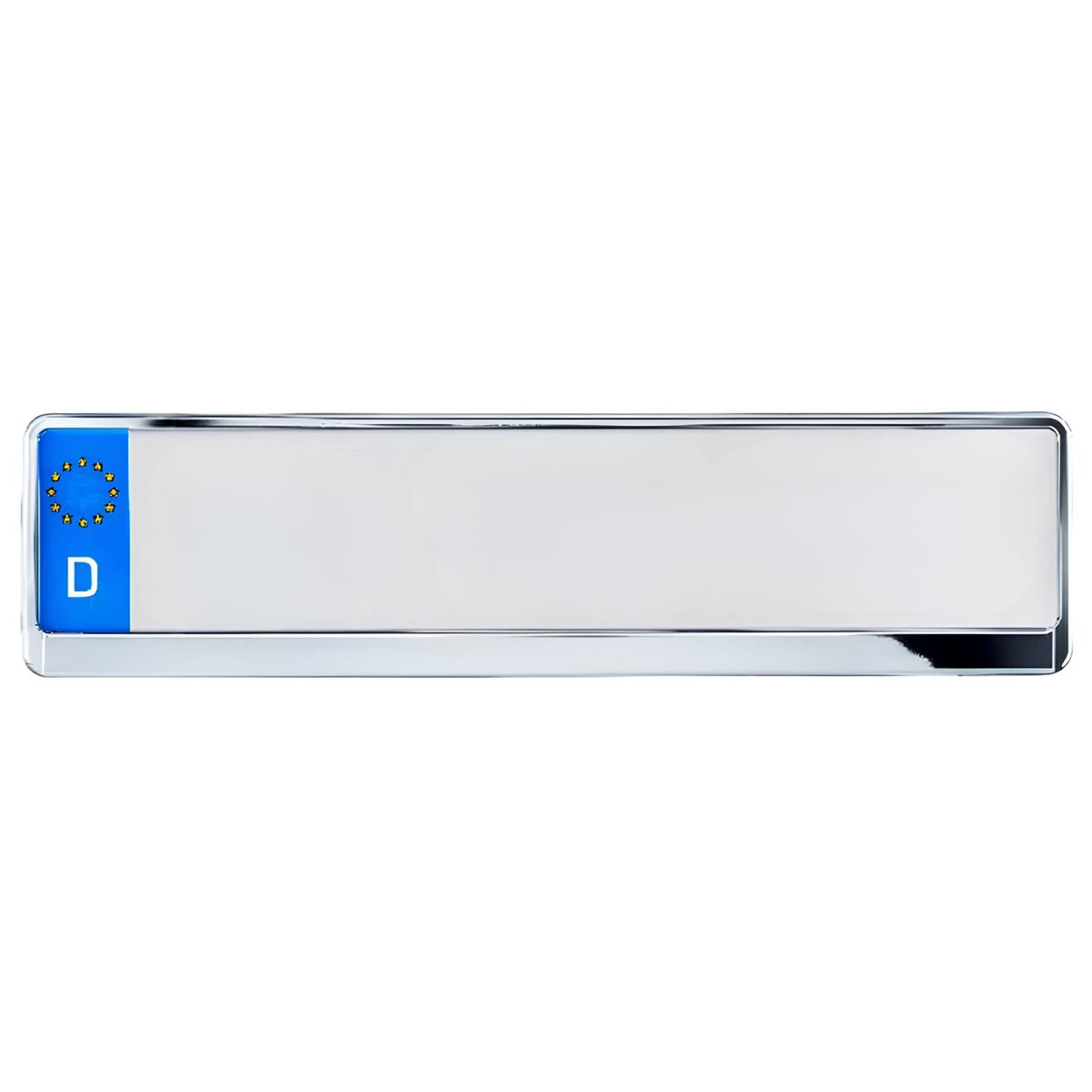 Kennzeichenhalter Silber Chrom-Optik