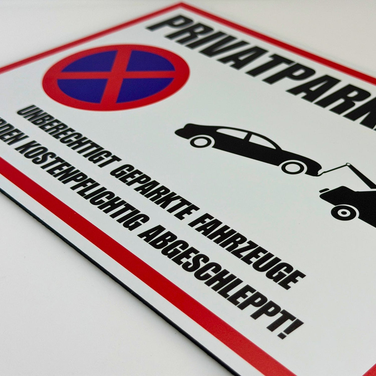 Privatparkplatz Schild - Design 1