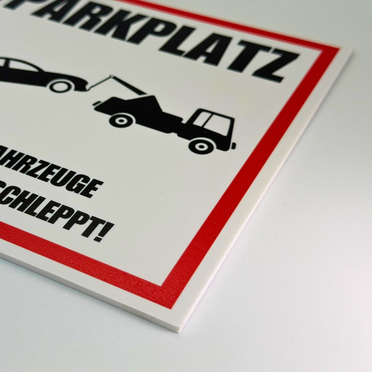Privatparkplatz Schild - Design 1
